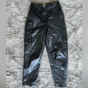 Wilfred Leather Cargo Pants